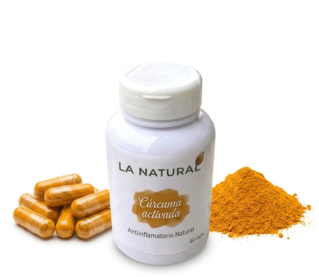 Cúrcuma Activada con Pimienta Negra pura en Cápsulas - Alta Absorción